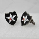 WW2 style Indian head 2nd infantry us cufflinks facing left