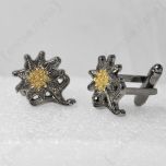 German Edelweiss Cufflinks