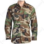 Woodland Camo Ripstop Field SHIRT