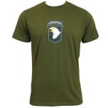 Olive Drab 101st Airborne T-Shirt - Thumbnail