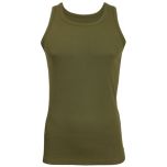 Olive Green Rip Stop Tank Top - Thumbnail