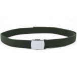 Olive Green Cotton 30mm Trouser Belt