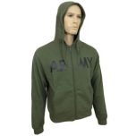 Olive Green US Army Gym Hoodie - Thumbnail