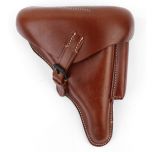 P08 Hard Shell Luger Holster - Brown