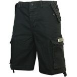 Black Prewash Paratrooper Shorts Thumbnail