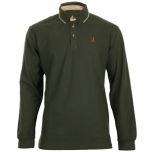 New Style Percussion Long-Sleeve Polo Shirt - Olive