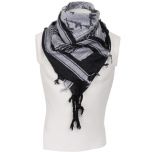 Rifles Shemagh Headscarf - White and Black