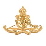 British Royal Artillery Cadet Corps Cap Badge