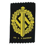 WW2 German SA Sports Bevo Gold Badge Thumbnail