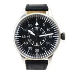 Black Vintage Pilot Watch - Watch Face