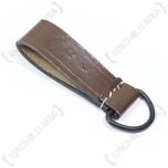 Brown Leather D-Ring Belt Loop