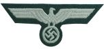 Early War EM Heer Tunic Eagle - Dark Green Backing