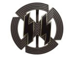 WW2 German SS Germanic Proficiency Runes Badge in Bronze