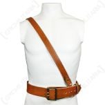 British Sam Browne Leather Belt