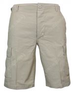 Khaki BDU Rip Stop Cargo Shorts