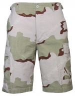 Desert Camo BDU Rip Stop Cargo Shorts