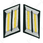 WW2 German Army Officer Collar Tabs (Recon Gold Yellow)