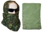 Camouflage Net Scarf - Olive Green