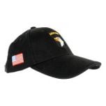 Black US 101st Airborne Baseball Cap
