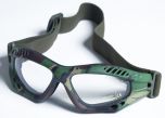 Commando 'Air Pro' Goggles- WOODLAND CAMO CLEAR