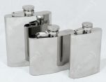 Stainless Steel Hip Flask - Polished Finish