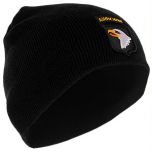 101st Airborne Beanie Hat - Black