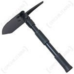 Black Tactical Folding Shovel with Case 1
