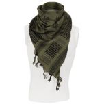 Skull Shemagh Headscarf - Olive and Black