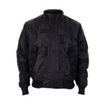 US Tactical Flight Jacket - Black Thumbnail