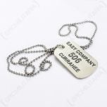 Band of Brothers Dog Tag - Engraved Easy Company 506 Currahee - Front