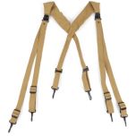 US Army M36 Khaki Combat Webbing Suspenders Thumbnail