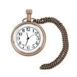 Vintage Pocket Watch and Chain Thumbnail