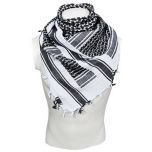 White and Black Cotton Shemagh Thumbnail