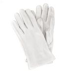 German Leather Parade Gloves - White