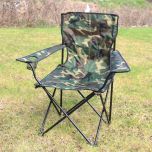 Outdoor Camping Chair - Woodland Camo