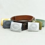 WW2 German Brown Leather Belt and Buckle Thumbnail