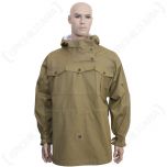 Reversible Tan Canvas Mountain Anorak