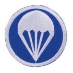 WW2 US Paratroopers Garrison Cap Badge - Blue