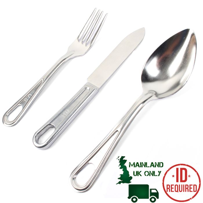 WW2 Repro US Knife Fork Spoon Set