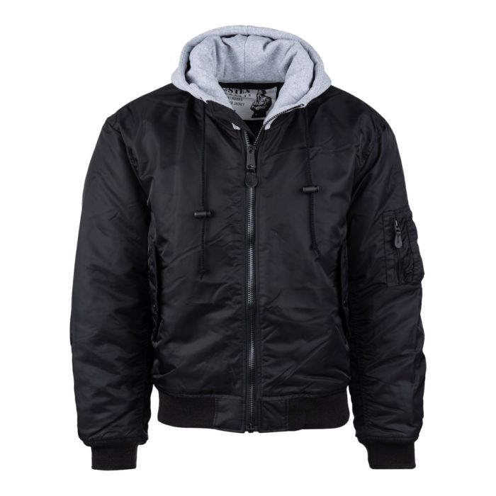 Ma1 hooded bomber jacket deals