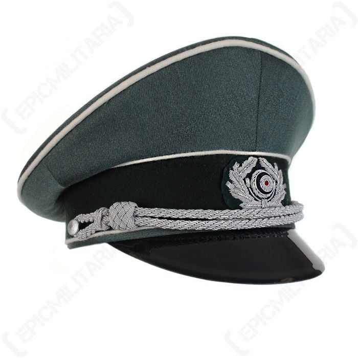 WW2 German Officers Visor Cap by Erel without Insignia Epic