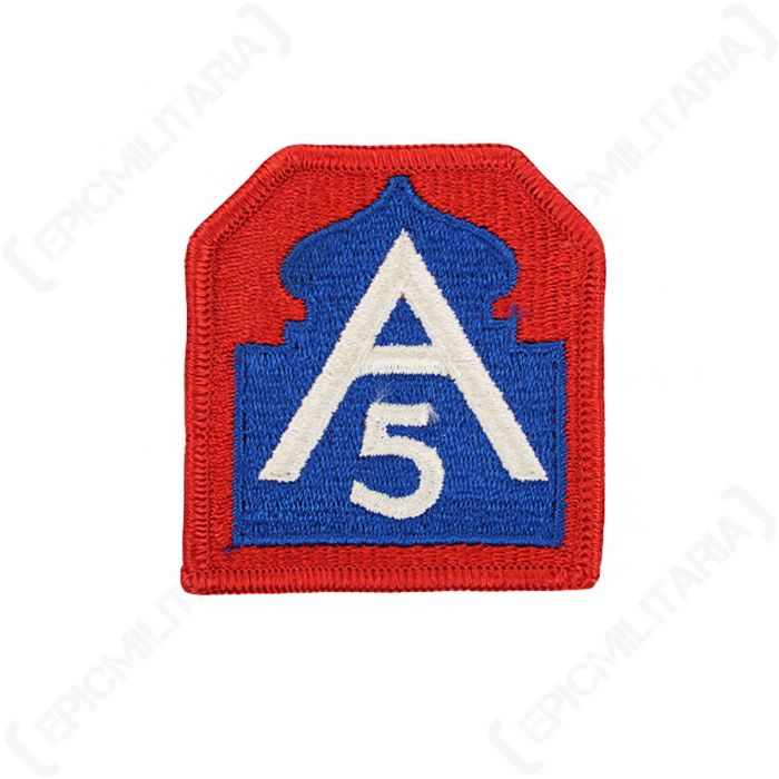 Us Cloth Patch Badge 5th Army 