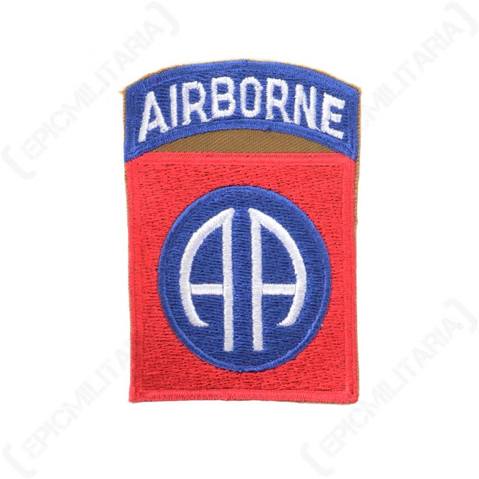 N-134 82 Airborne Patch with Tab 7 1/4"