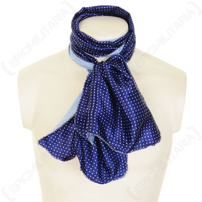 British WW2 Pilots Flying Scarf - Blue - Epic Militaria