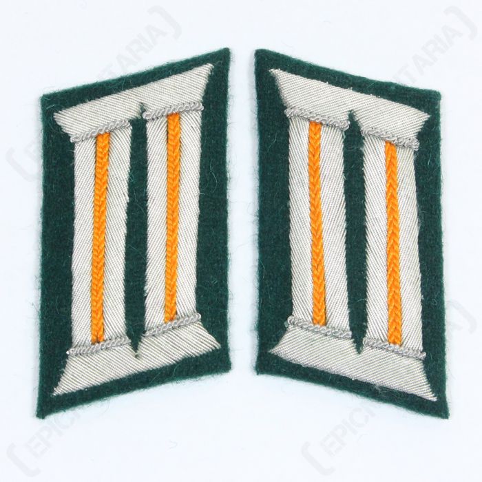 Collar Tab New Pair German Army Enlisted Collar Insignia Armored Infantry 