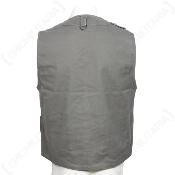Fishing Moleskin Vest - Olive 