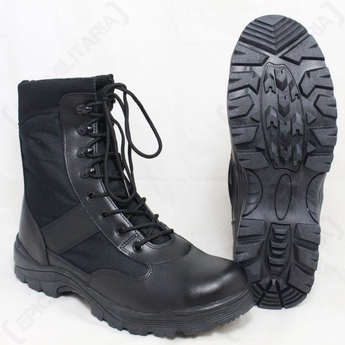 black security work boots