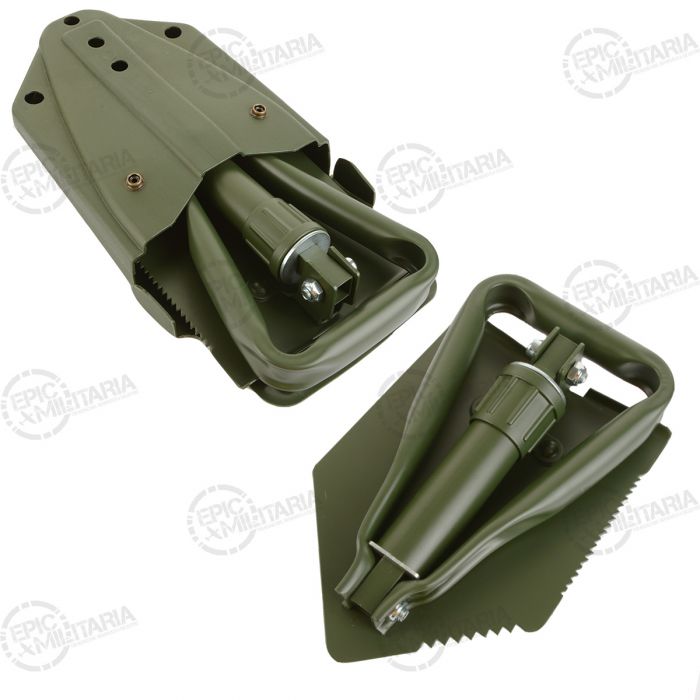 Details about   German Army Style Olive Drab Shovel and Cover Small Military Spade New 