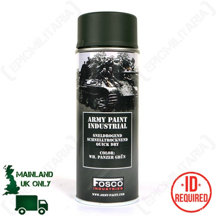 Army Spray Paint Panzer Green Colour Custom Military Can German Tank