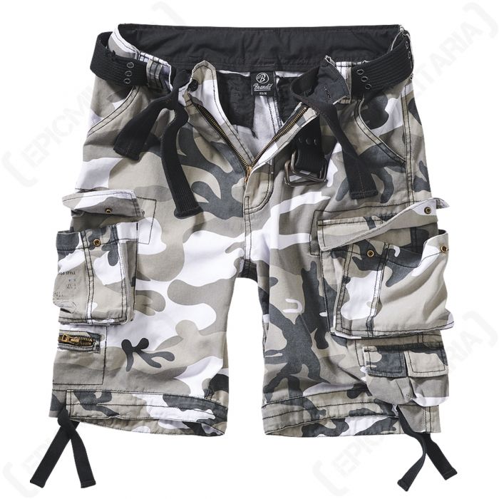 Urban camo cargo shorts top